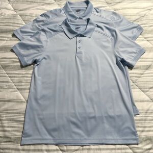 Lands' End Men's Light Blue Polo Shirt